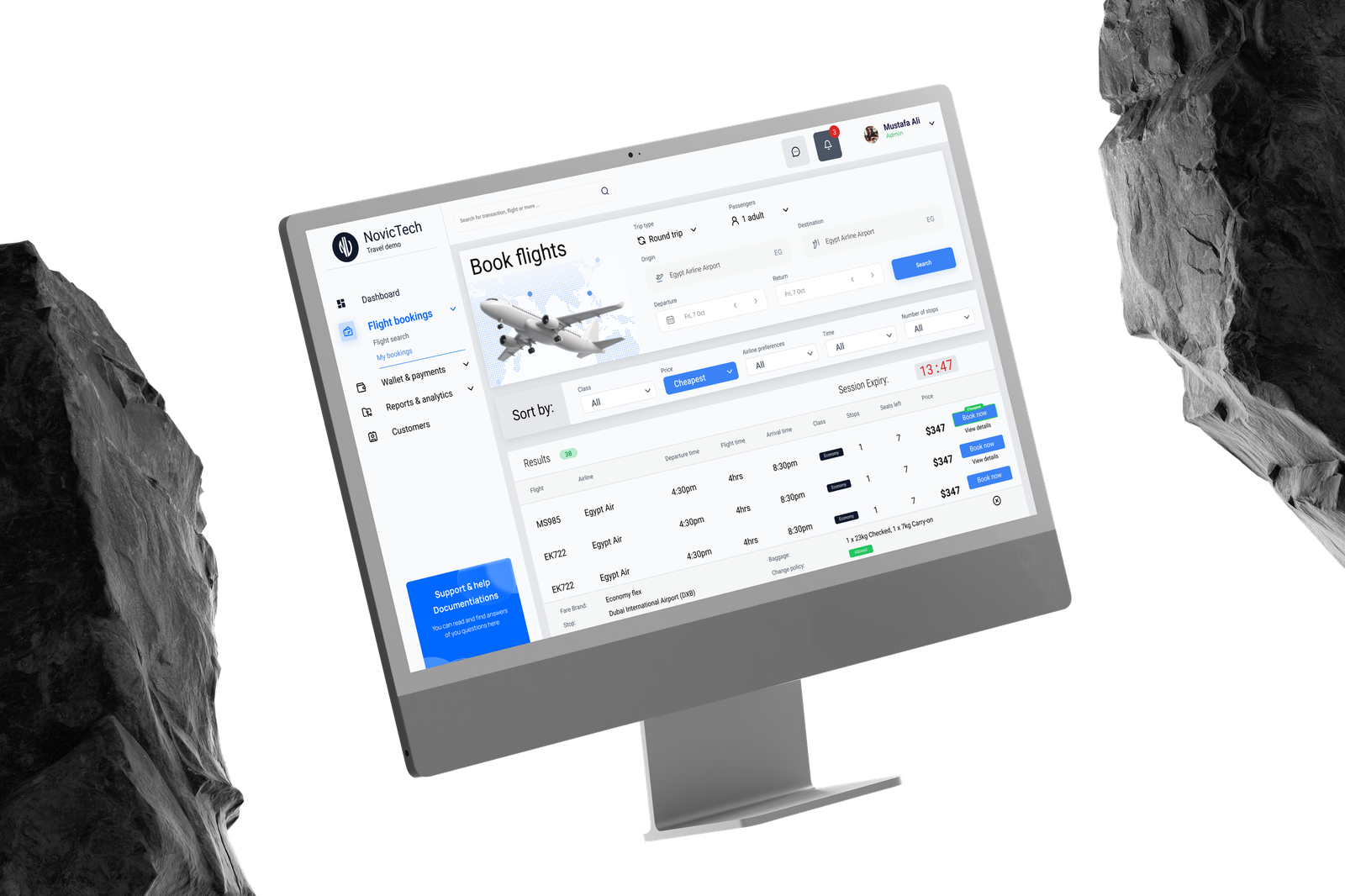 Novic Platform Dashboard